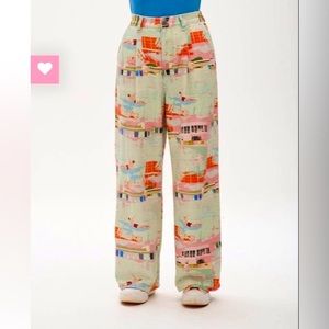 Lucy & Yak Cole Jeans in Arlo Print 28r (UK10)